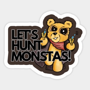 Let's Hunt Monsters - Mal the Teddy Bear Sticker